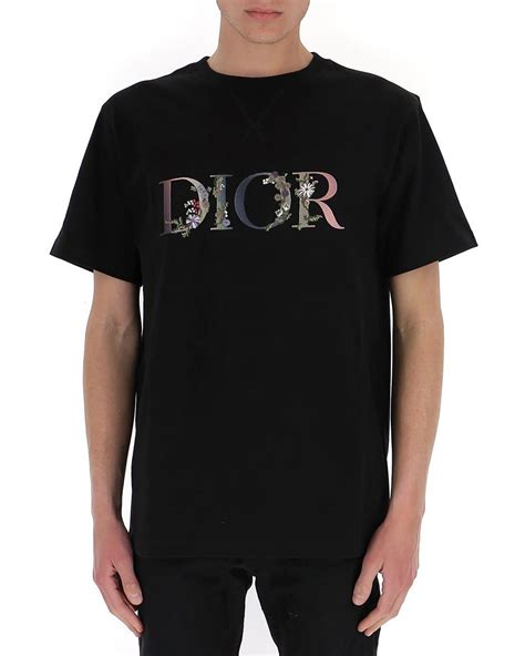 christian dior black tee|christian dior tee price.